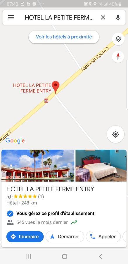 La Petite Ferme Bed and Breakfast Casa Blanca Exterior foto